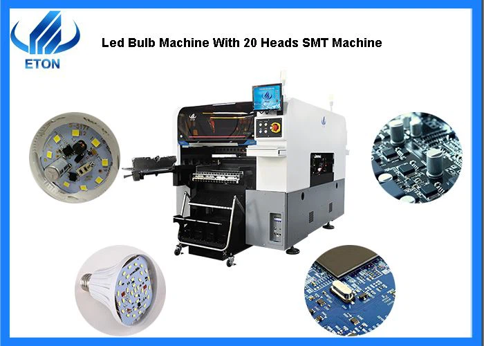 LED-lampa Pick And Place Machine kan montera 0201 Komponenter 80000CPH
